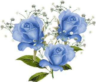 Résultat d’images pour gifs fleurs bleues claires